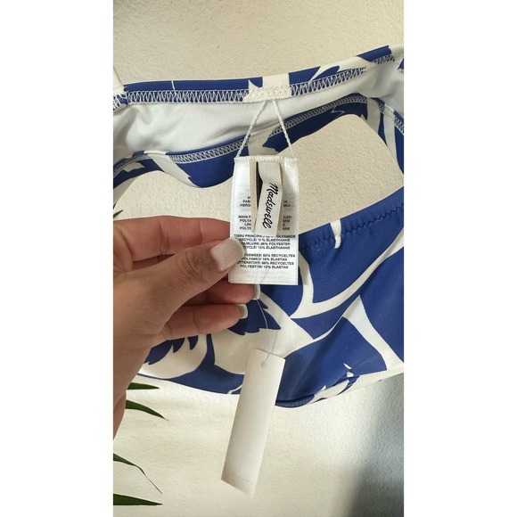 Madewell Second Wave Balconette Bikini Top in Tropicale Floral NWT - Picture 8 of 9